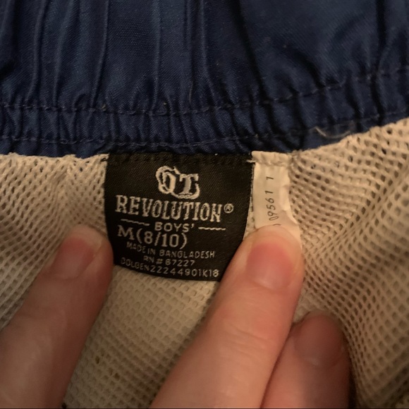🌼 Revolution Boys Size M 8 10 Medium Swim Trunks Shorts - Picture 3 of 5